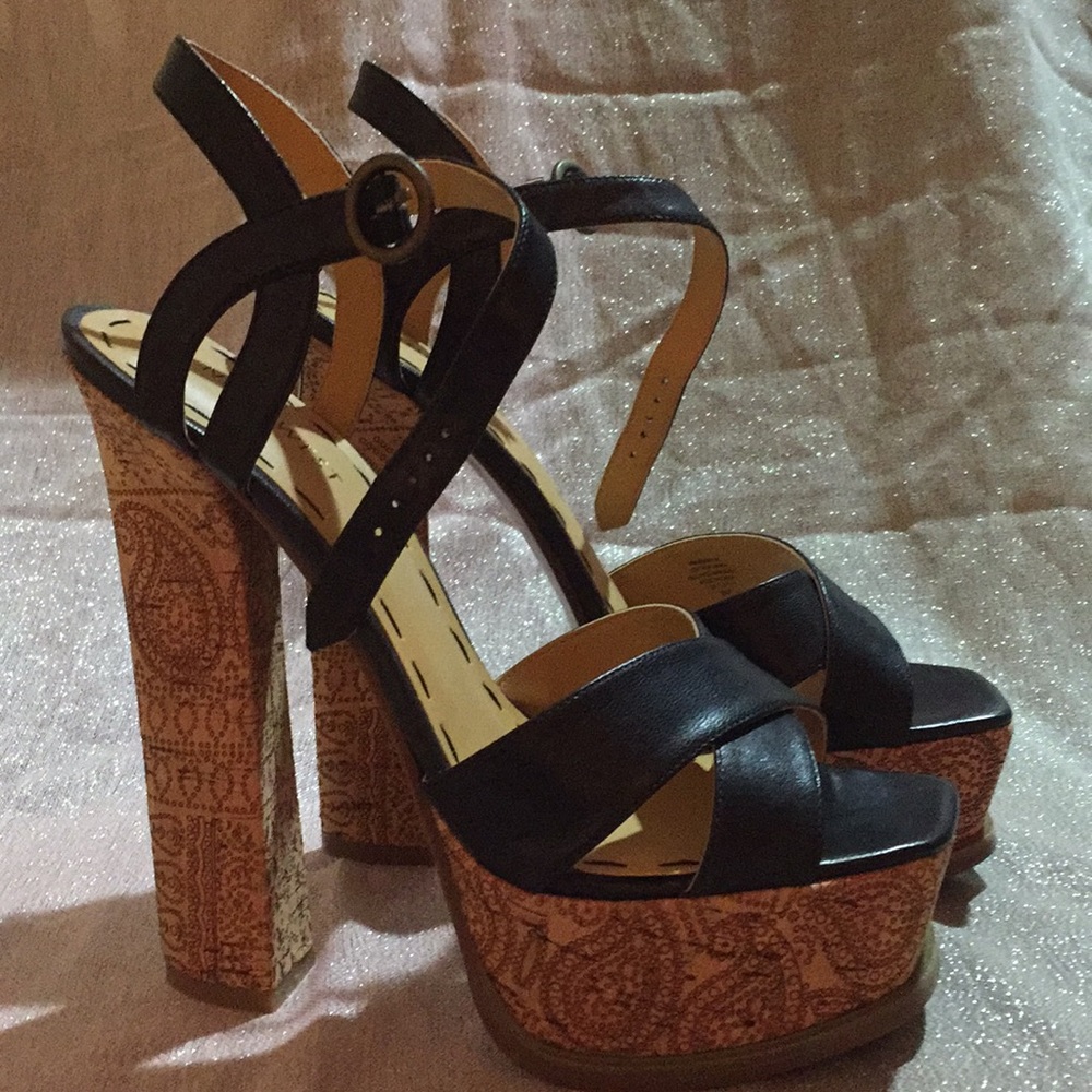 Black Nine West Heels